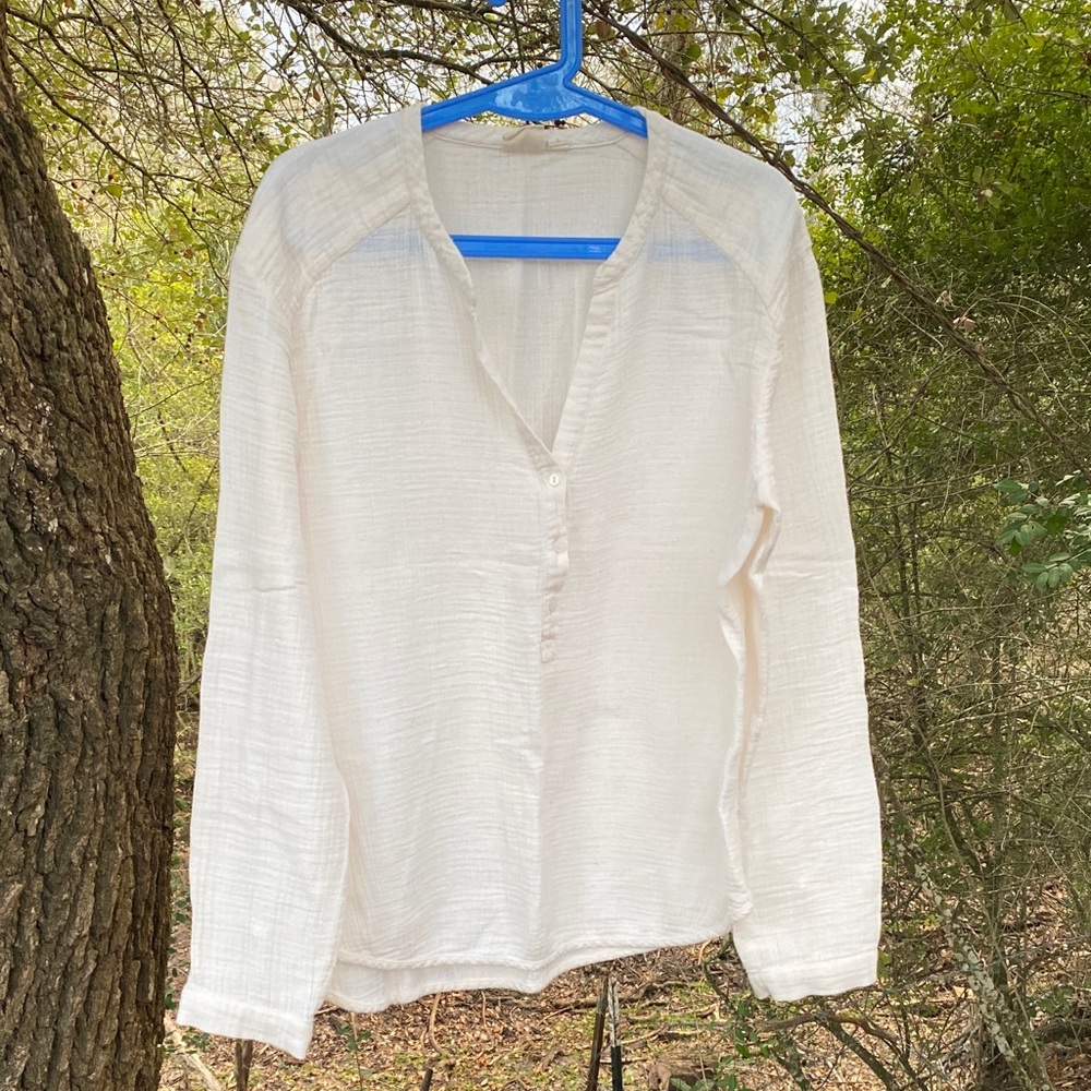 Chic Cream Women's Blouse